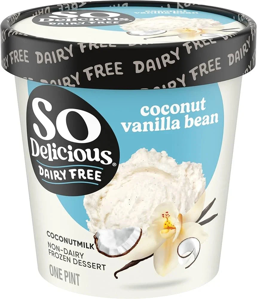 So Delicious Dairy-Free Coconutmilk Frozen Dessert Vanilla Bean 473ml