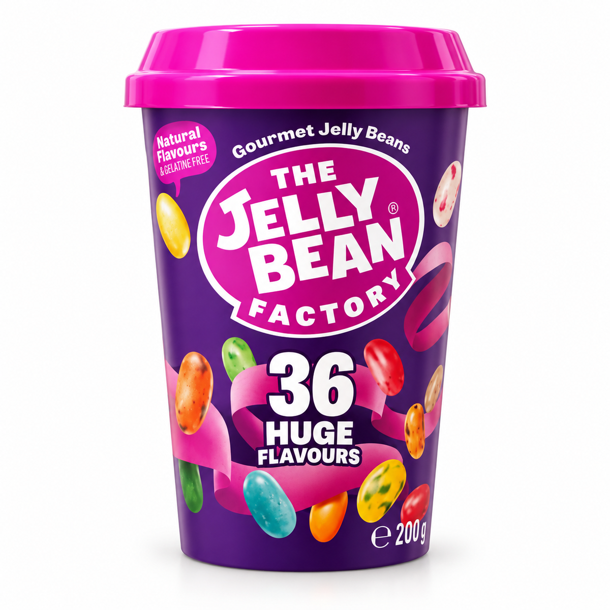 The Jelly Bean Factory 36 Mix Gourmet Flavors Jellybeans, Cup - 200g