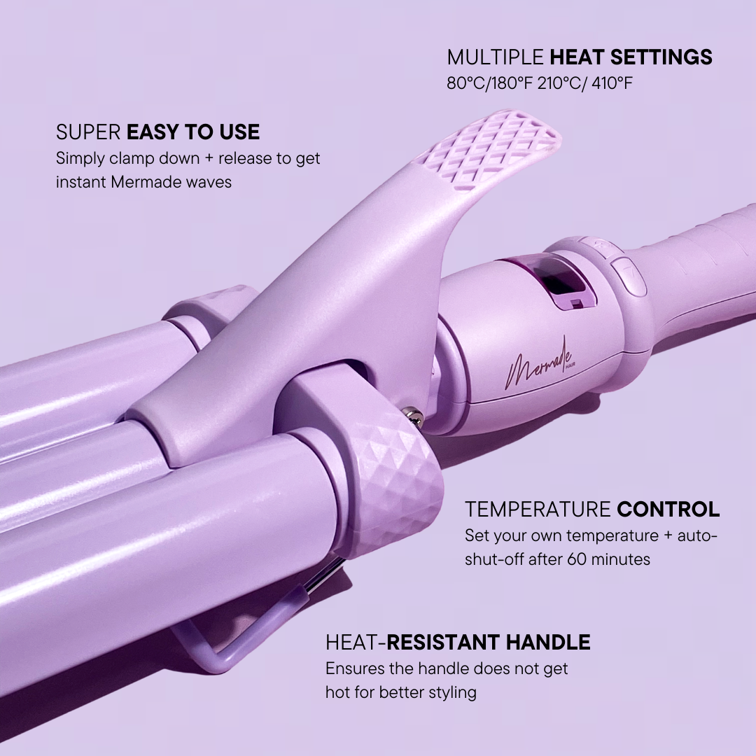 Mermade Hair Cutie Waver 22mm - Lilac