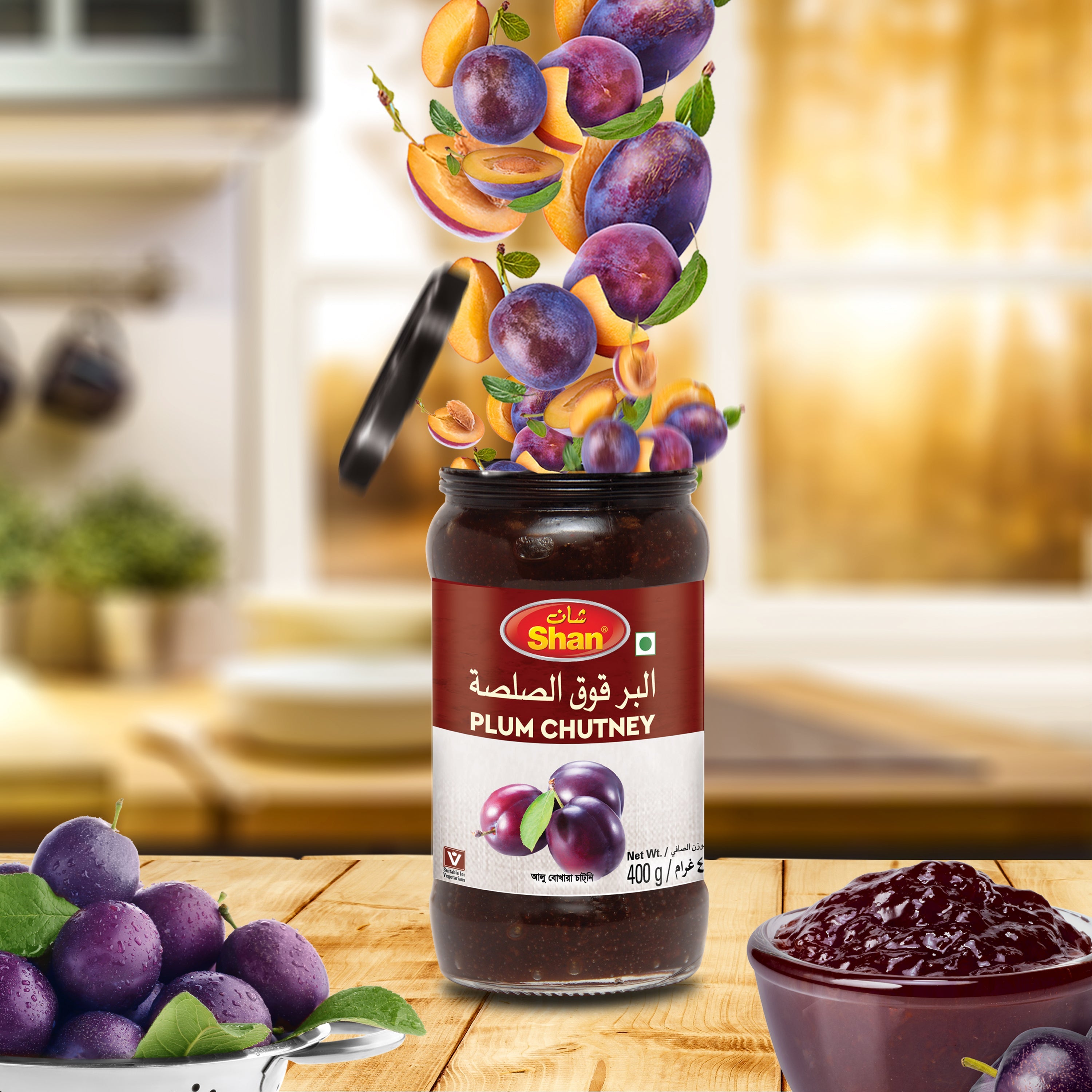 Shan Plum Chutney 400gm – Vegan Sauces & Condiments online UAE
