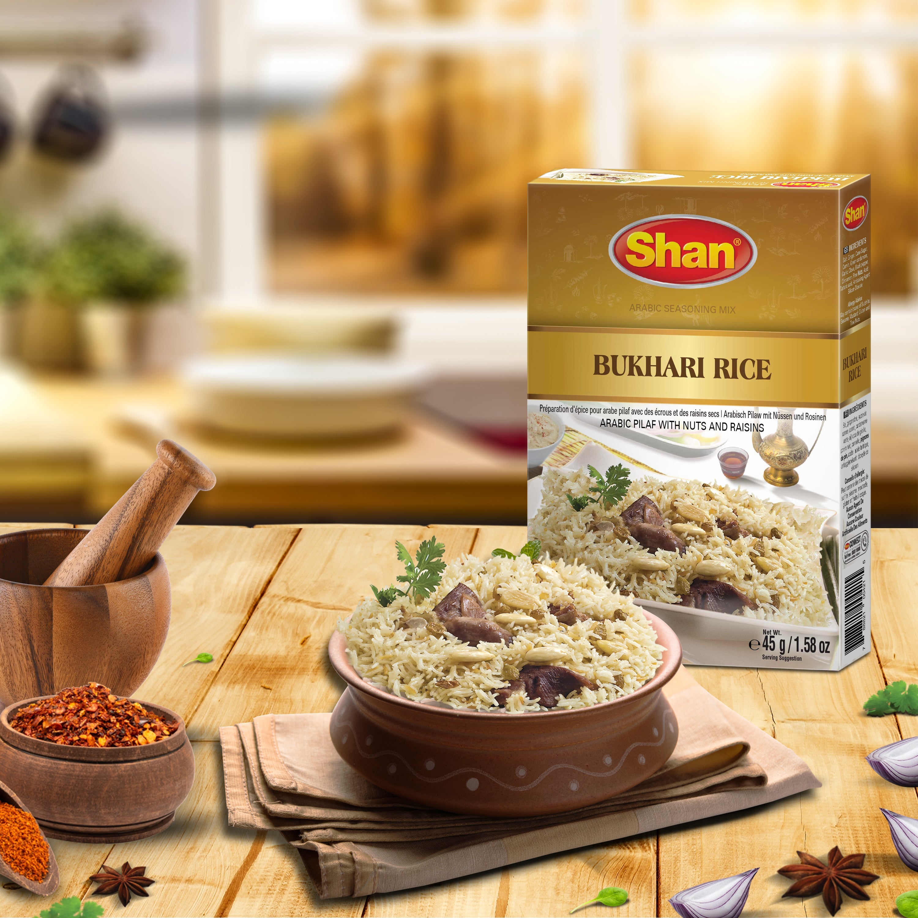 Shan Bukhari Rice Arabic Seasoning Mix 45gm