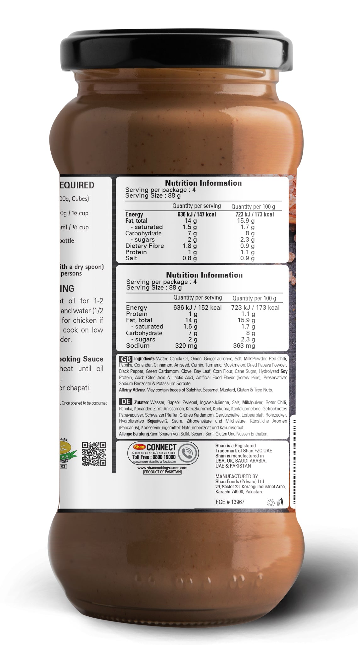 Shan Korma Sauce 350gm
