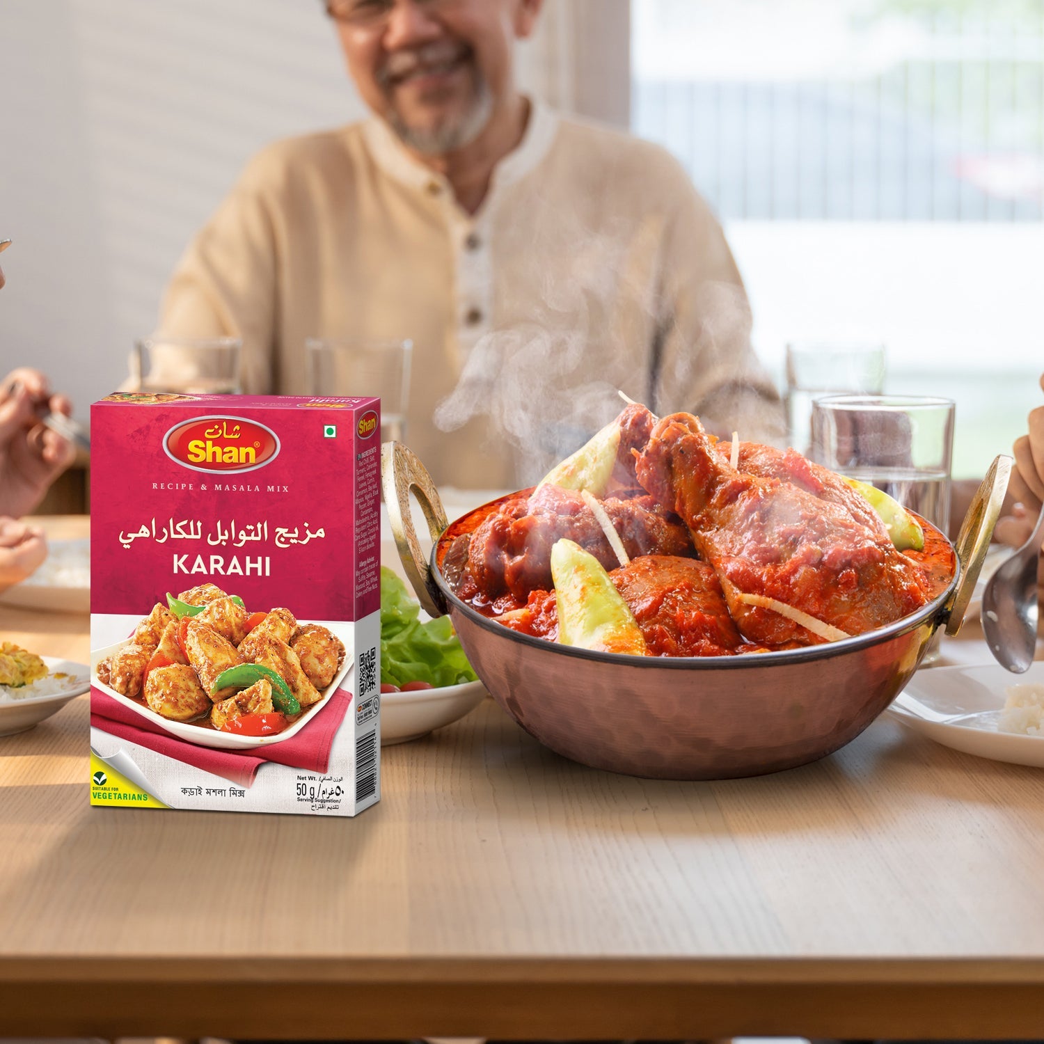 Shan Karahi Recipe & Masala Mix 50gm