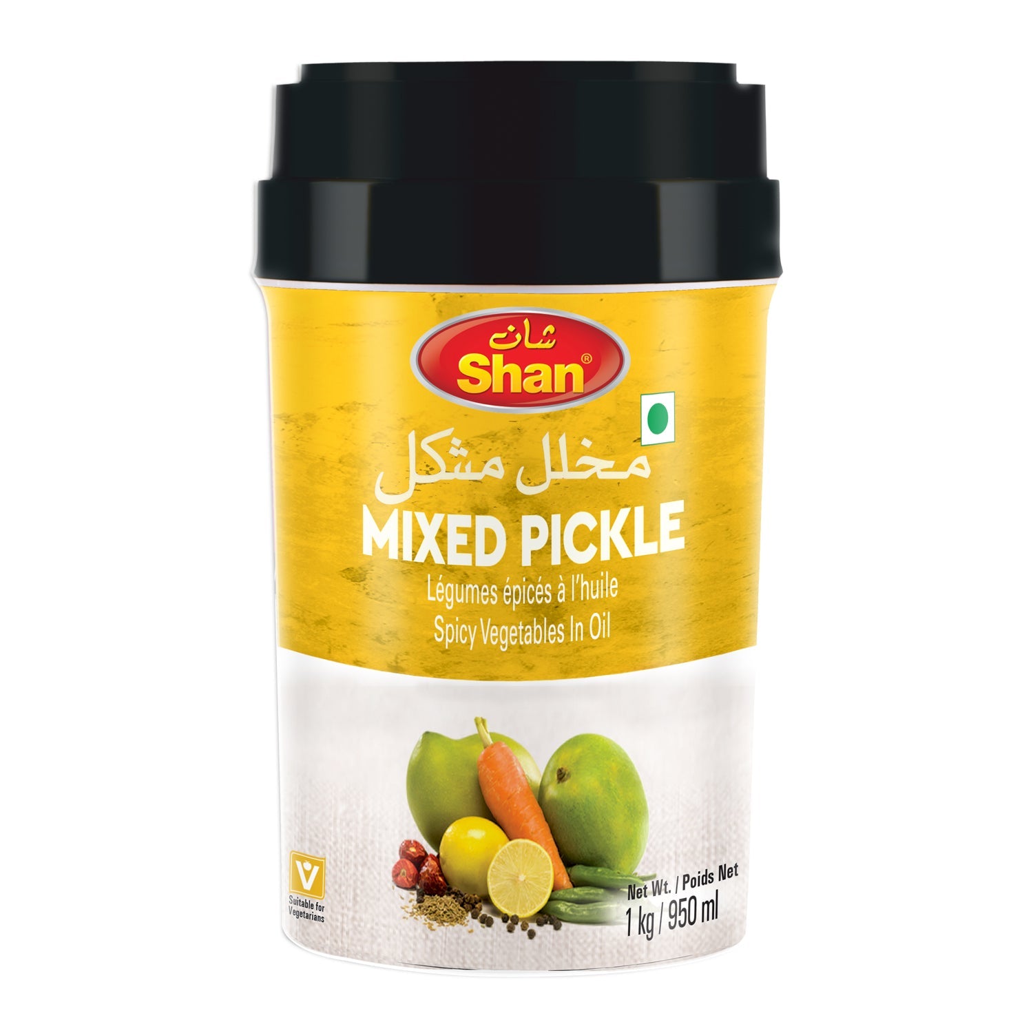 Shan Mixed Pickle 1kg – Vegan Sauces & Condiments online UAE