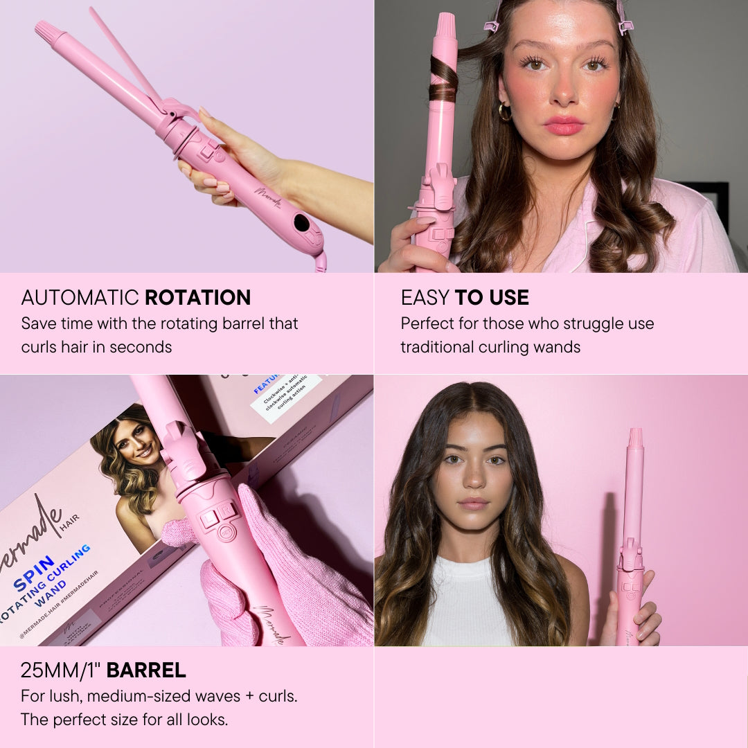 Mermade Hair Spin - Pink
