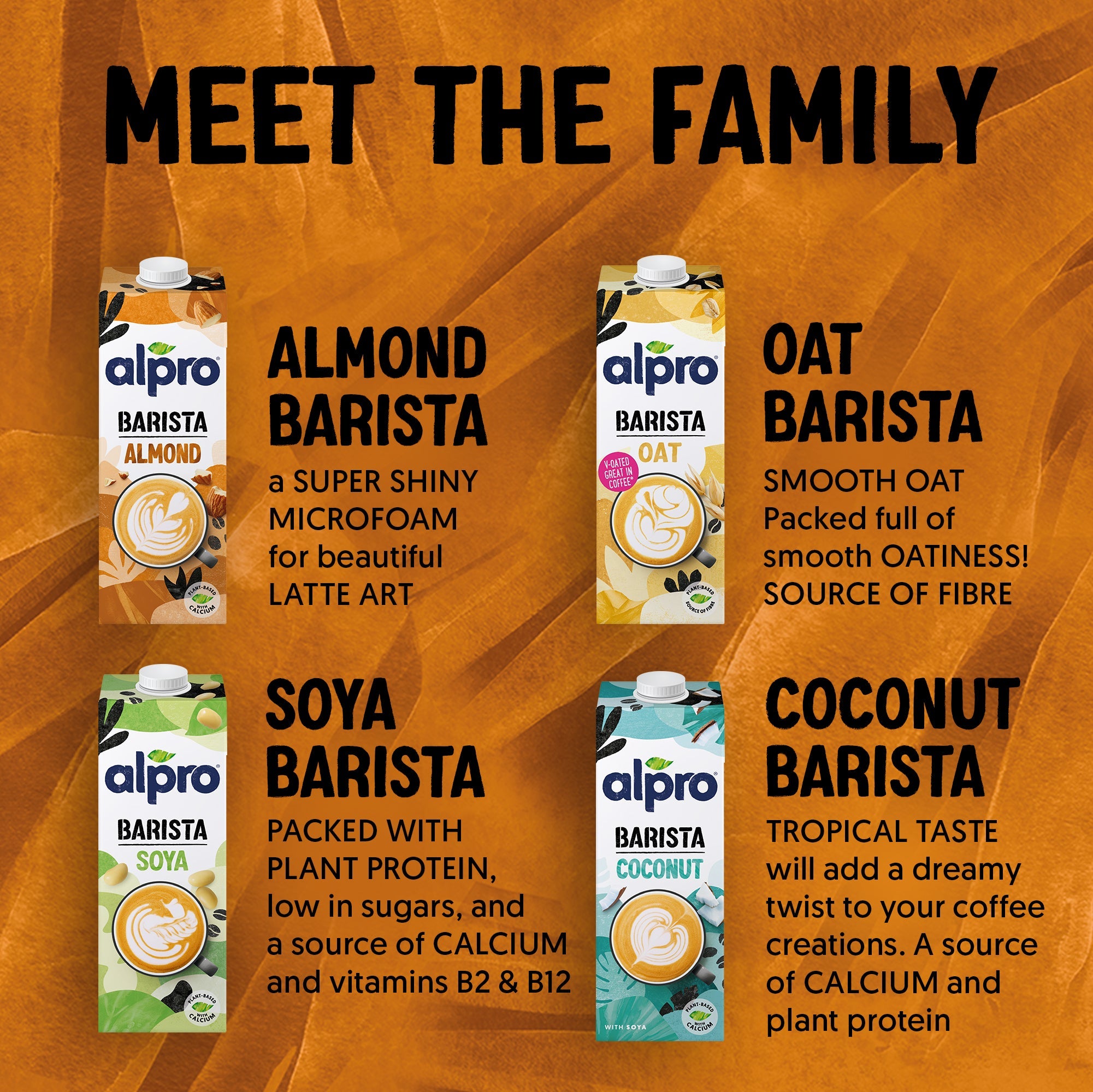 Alpro Barista Almond Drink, (Dual Pack 1Lx 2), Totally Plant Based And Vegan, Naturally Free From Lactose, Fabulously Foamable Addition To Your Coffee