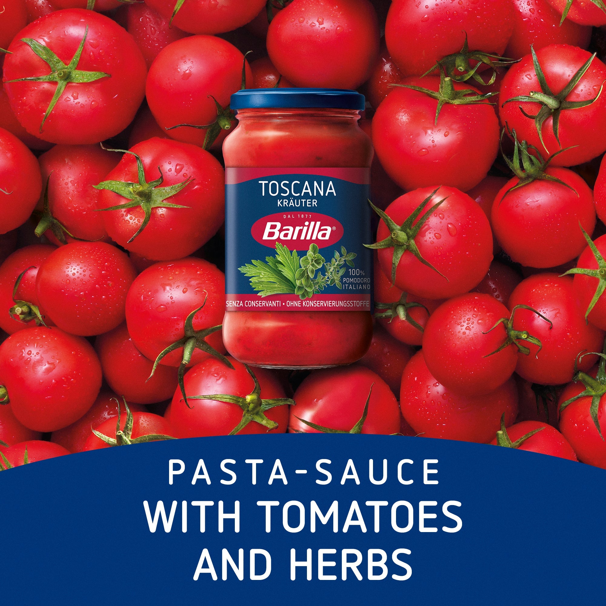 Barilla Toscana Pasta Sauce with Italian Tomato and Herbs 400g