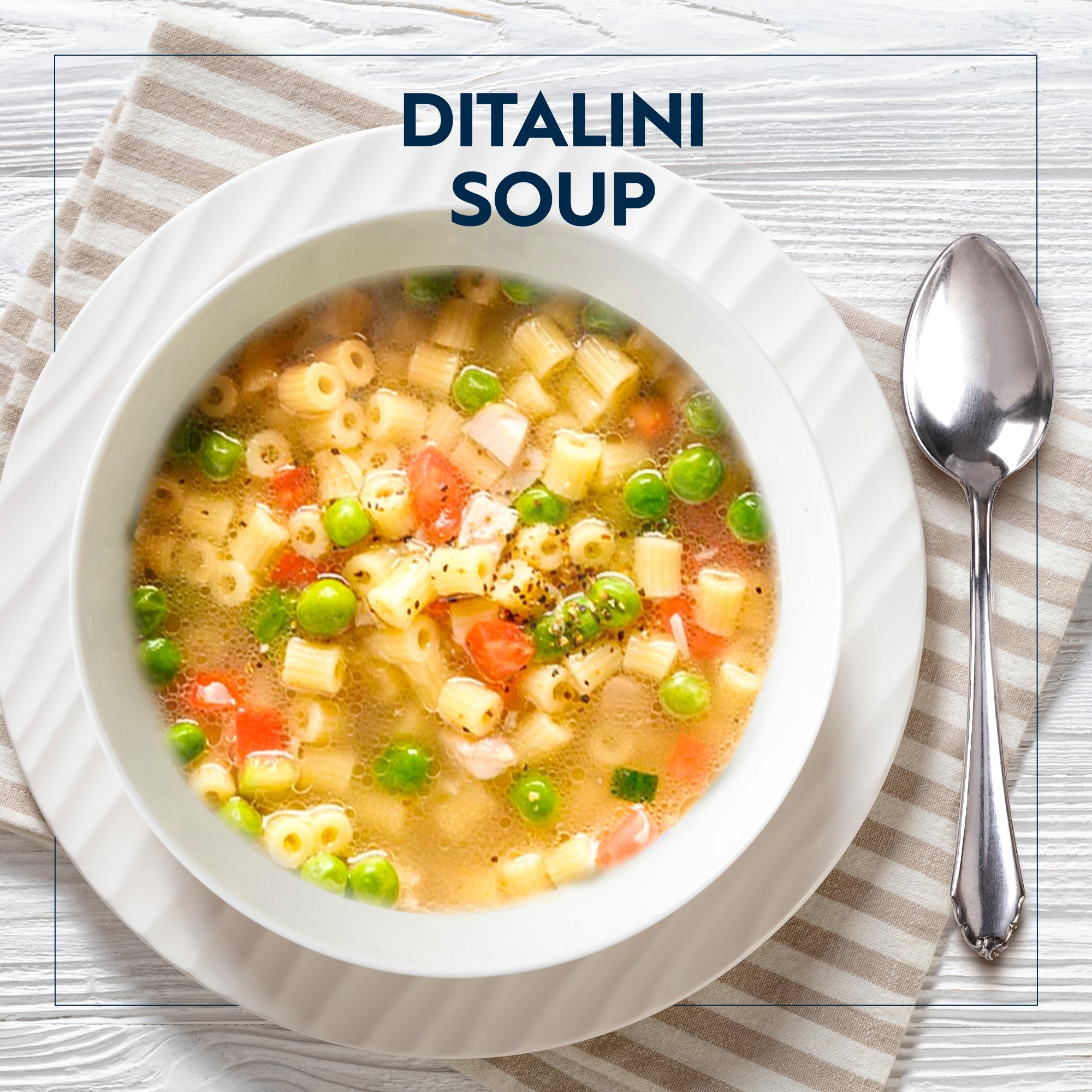 Barilla Soup Pasta Ditalini Rigati 400gm