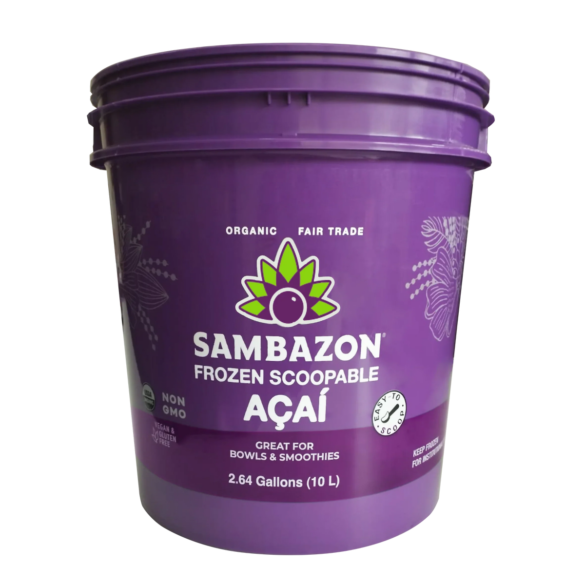 Sambazon Frozen Scoopable Açaí Sorbet - 10L