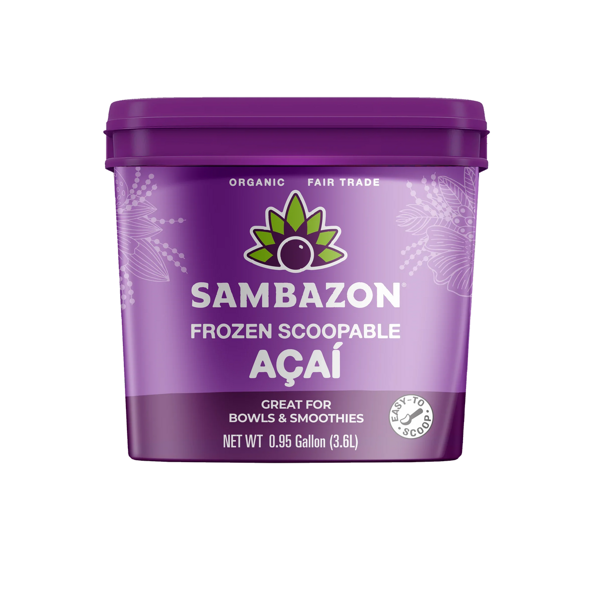 Sambazon Frozen Scoopable Açaí Sorbet - 3.6L
