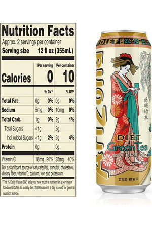 Arizona Diet Green Tea 680 ml x 24Pcs
