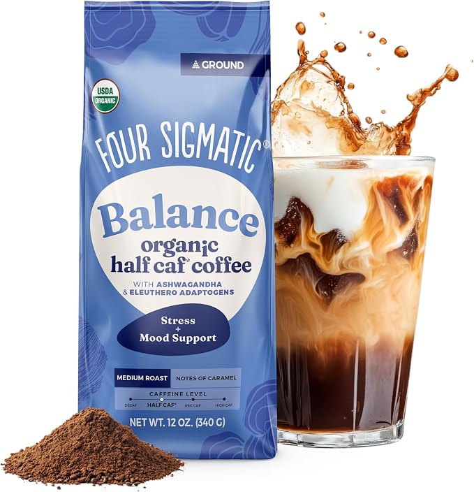 Four Sigmatic Balance Organic Half Caf Coffee 283g