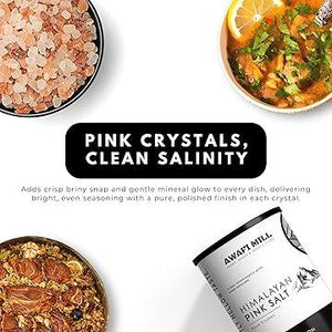 AWAFI MILL Pink salt crystal Sendha Namak - 500 g | 17.6 Oz