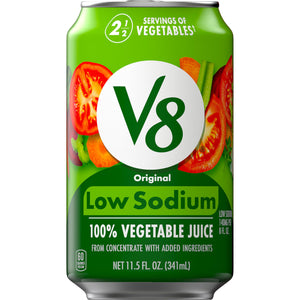 V8 Low Sodium Original 100% Vegetable Juice 341 ml