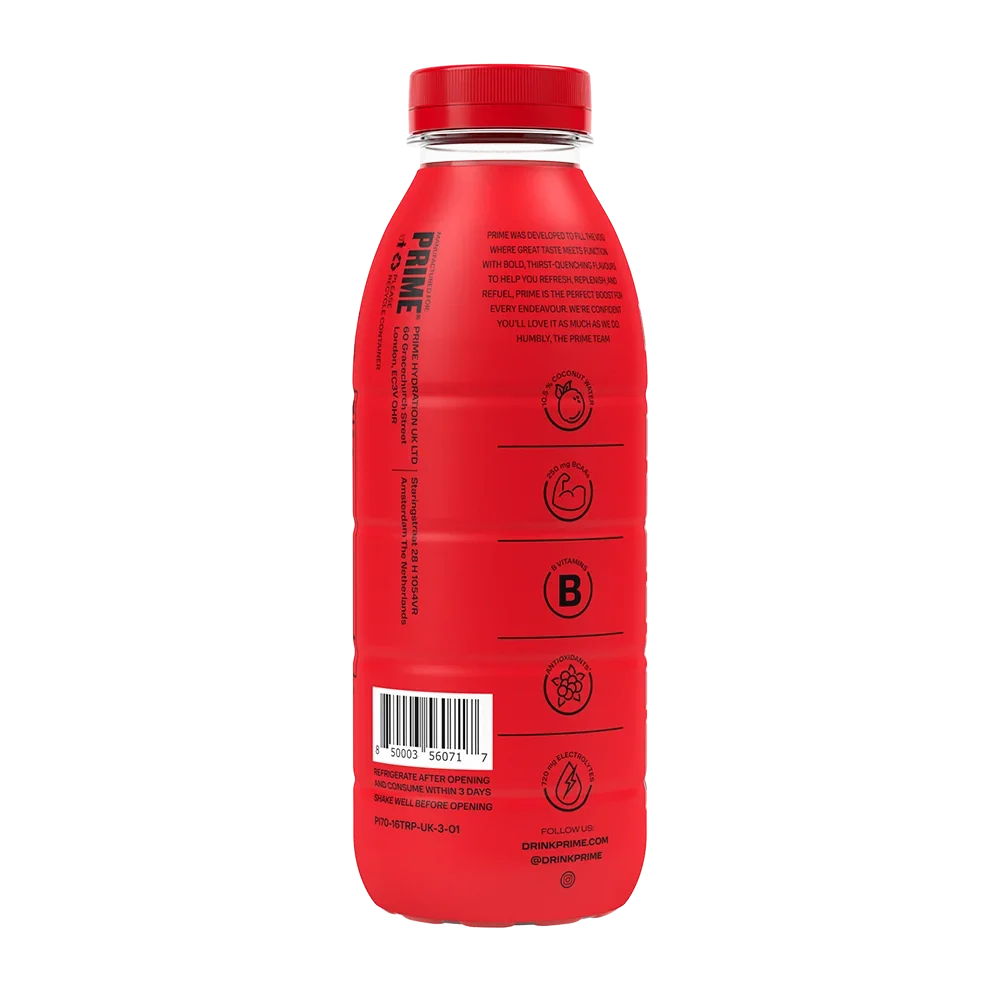 Prime Tropical Punch Hydration Drink - 500ml Pack of 12