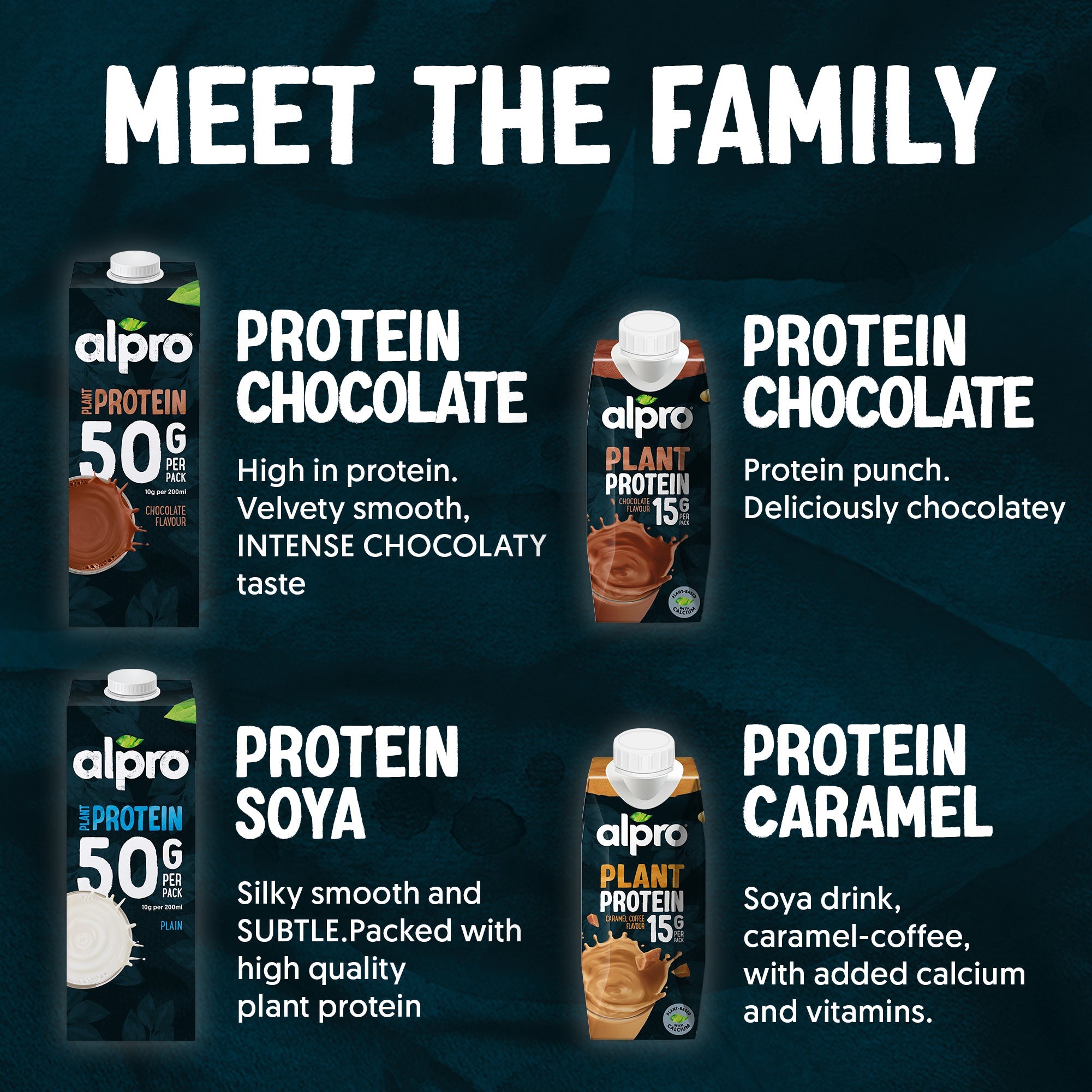 Alpro Soya High Protein Drink 1L, 100% Plant Based And Dairy Free, Suitable For Vegans, Naturally Free From Lactose, Rich In Nutrients