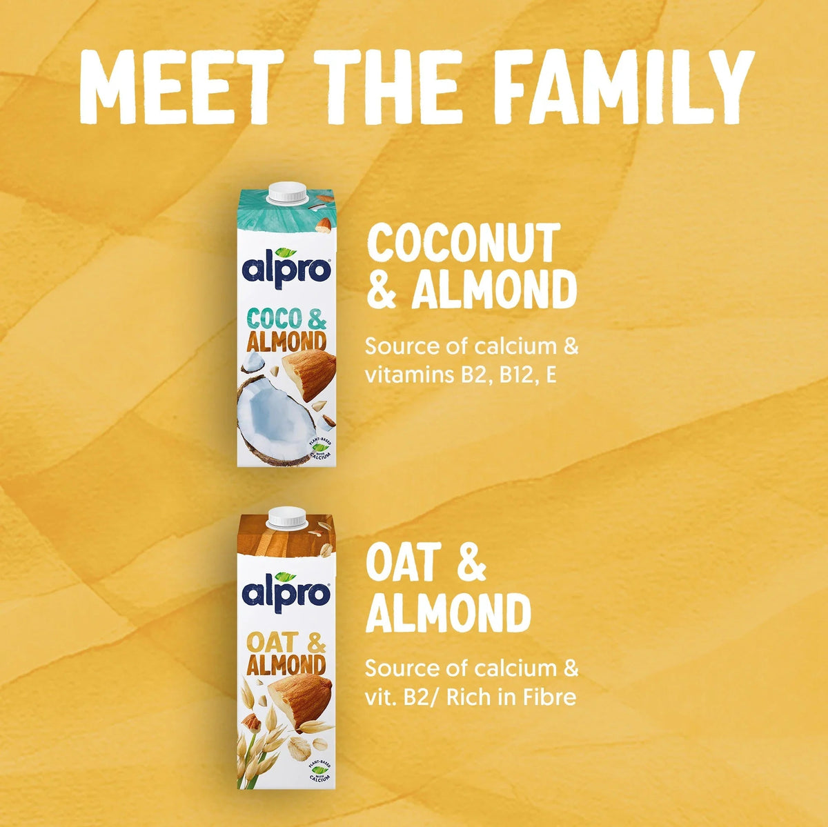 Alpro Oat Almond - Case of 8 (8 x 1L)