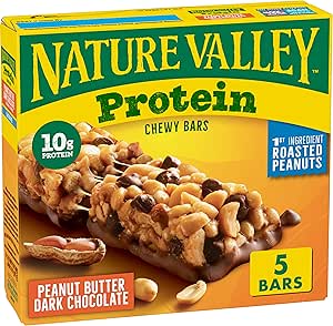 Nature Valley Peanut Butter Dark Chocolate Protein Chewy Bars 12/7.1 OZ