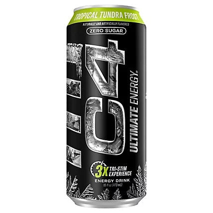 C4 Ultimate Zero Sugar Energy Tropical Tundra Frost 473ml