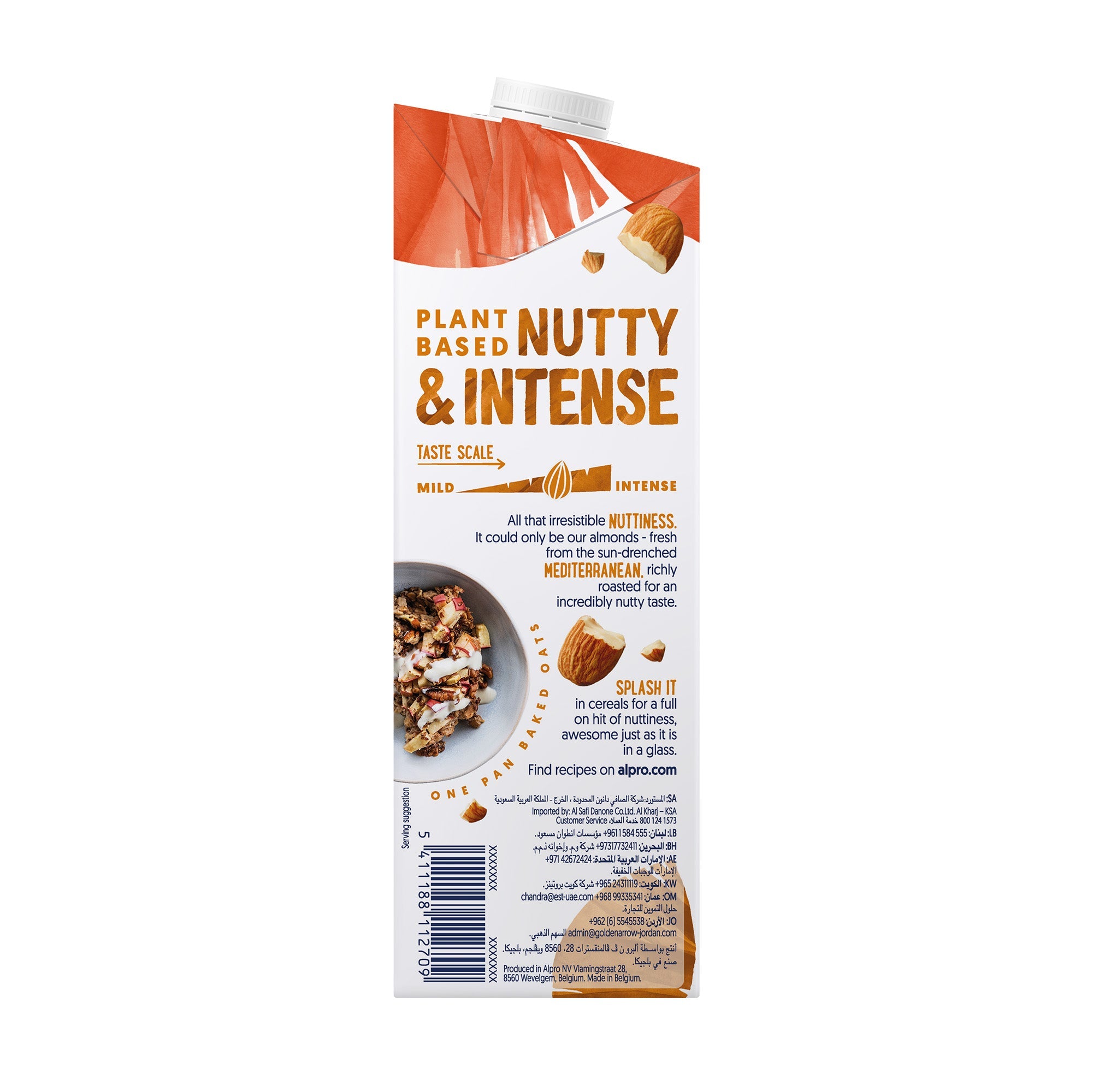 Alpro Drink Almond Unsweetened Dual Pack (1l x 2), 100% Plant Based And Dairy Free, Suitable For Vegans, Naturally Free From Lactose, Rich In Nutrients
