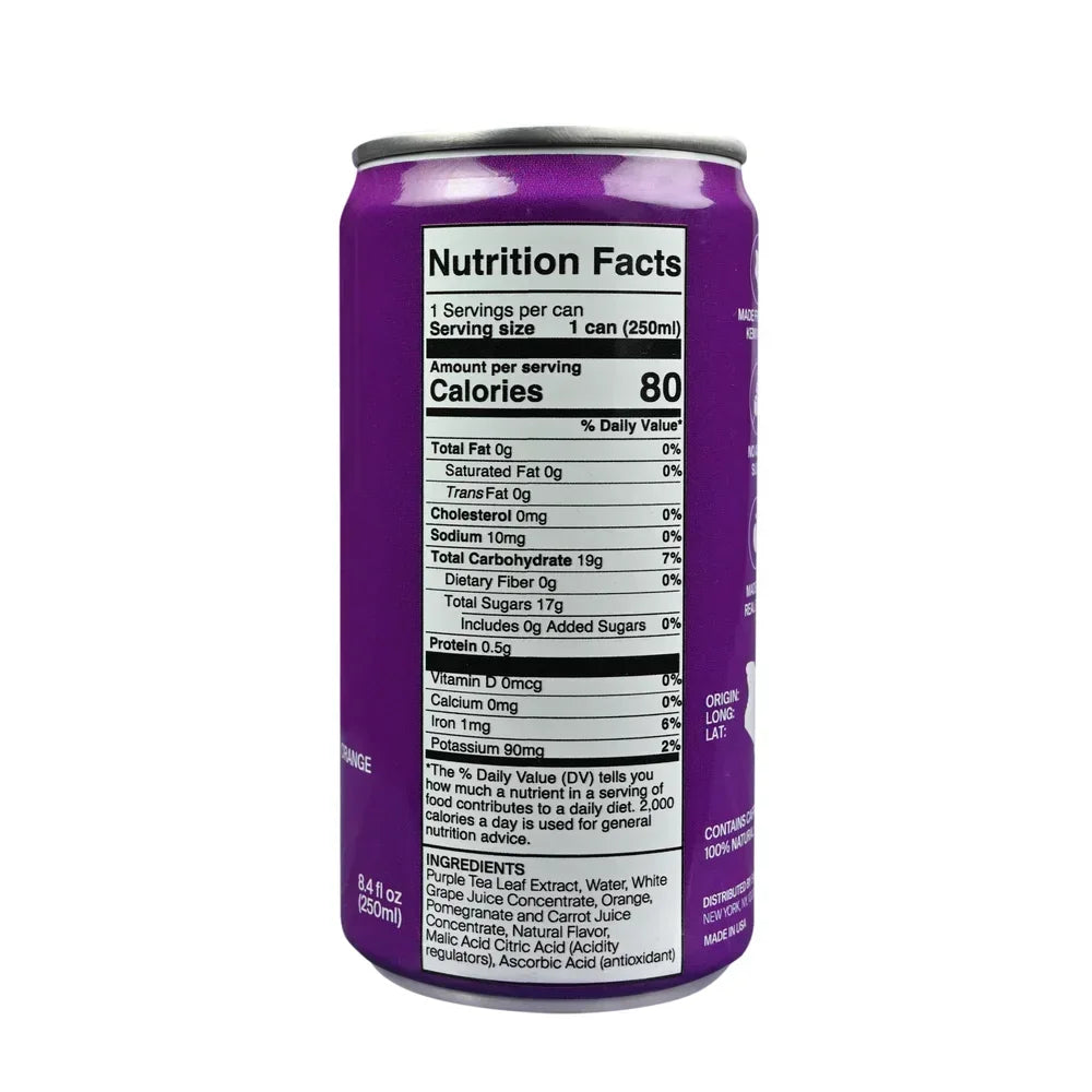 Bahari Teas -The Purple Iced Tea Pomegranate & Orange 250ml