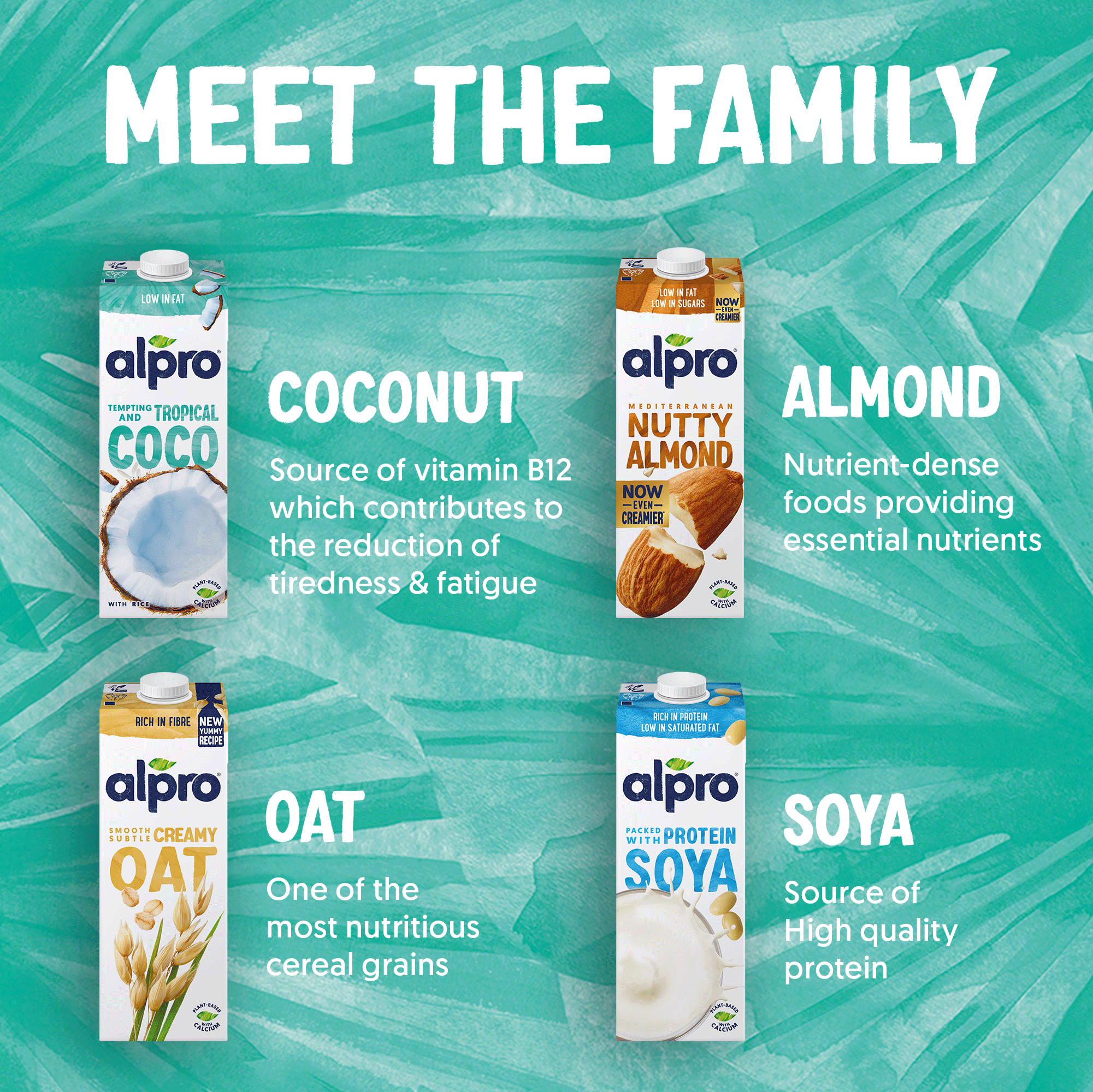 Alpro Drink Coconut Original Dual Pack (1l x 2), 100% Plant Based And Dairy Free, Suitable For Vegans, Naturally Free From Lactose, Rich In Nutrients
