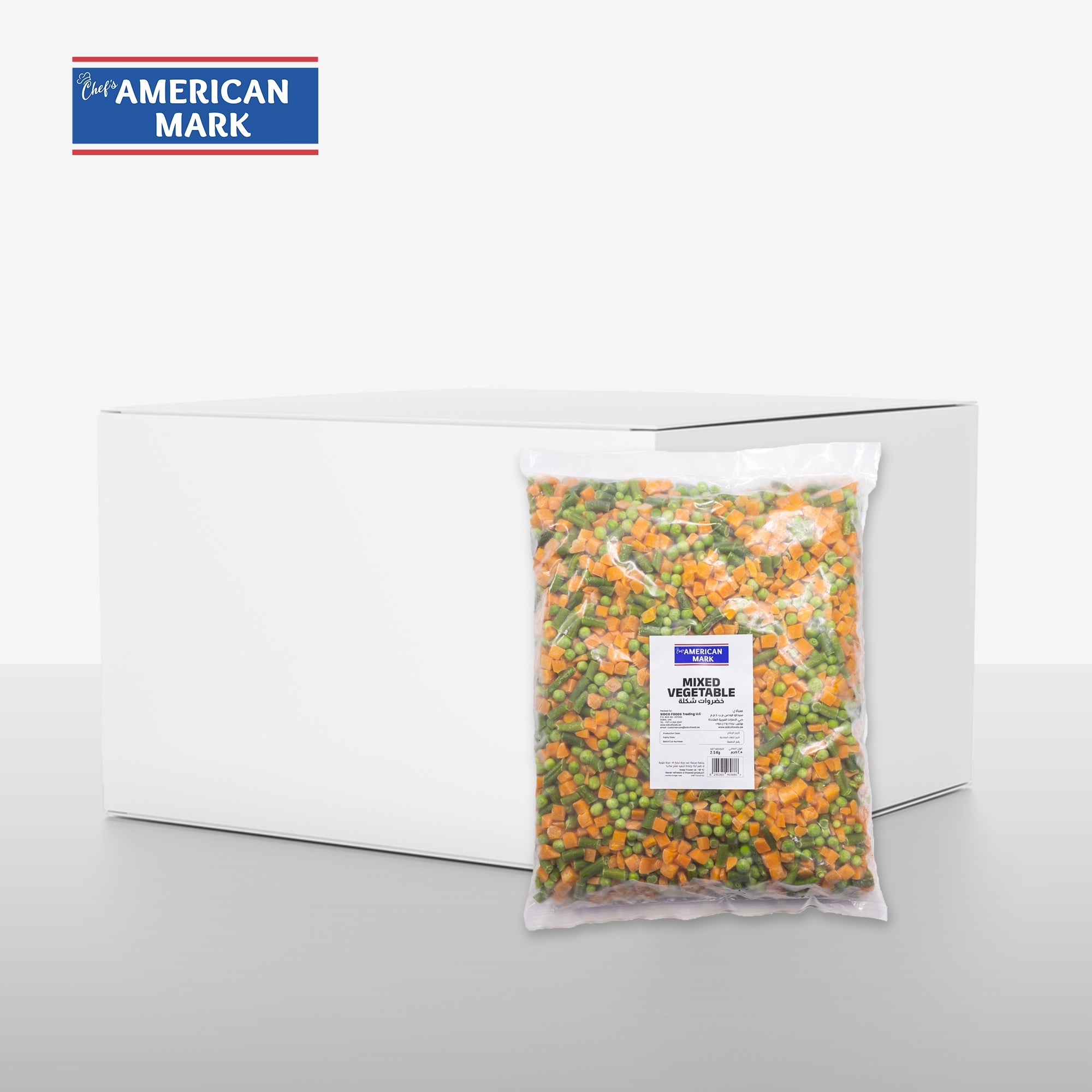 Mixed Vegetables 4×2.5kg