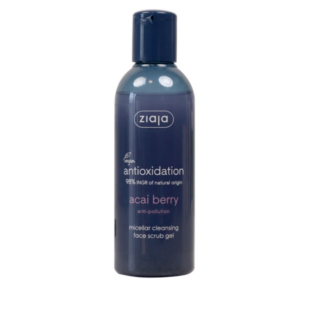 Acai Berry Micellar Face Cleansing Scrub Gel