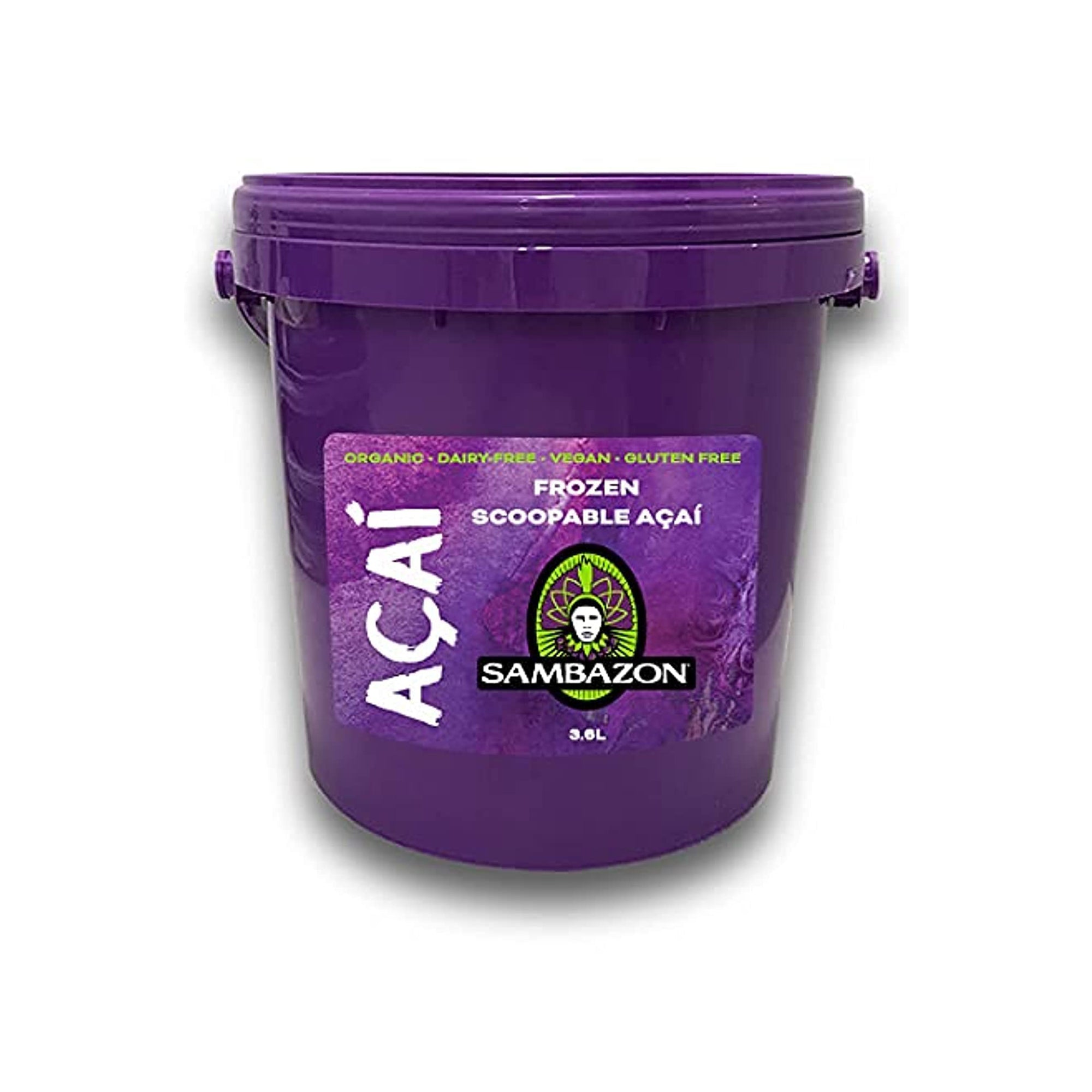 Sambazon Acai Puree All Natural – Frozen 3.6l bucket Sambazon
