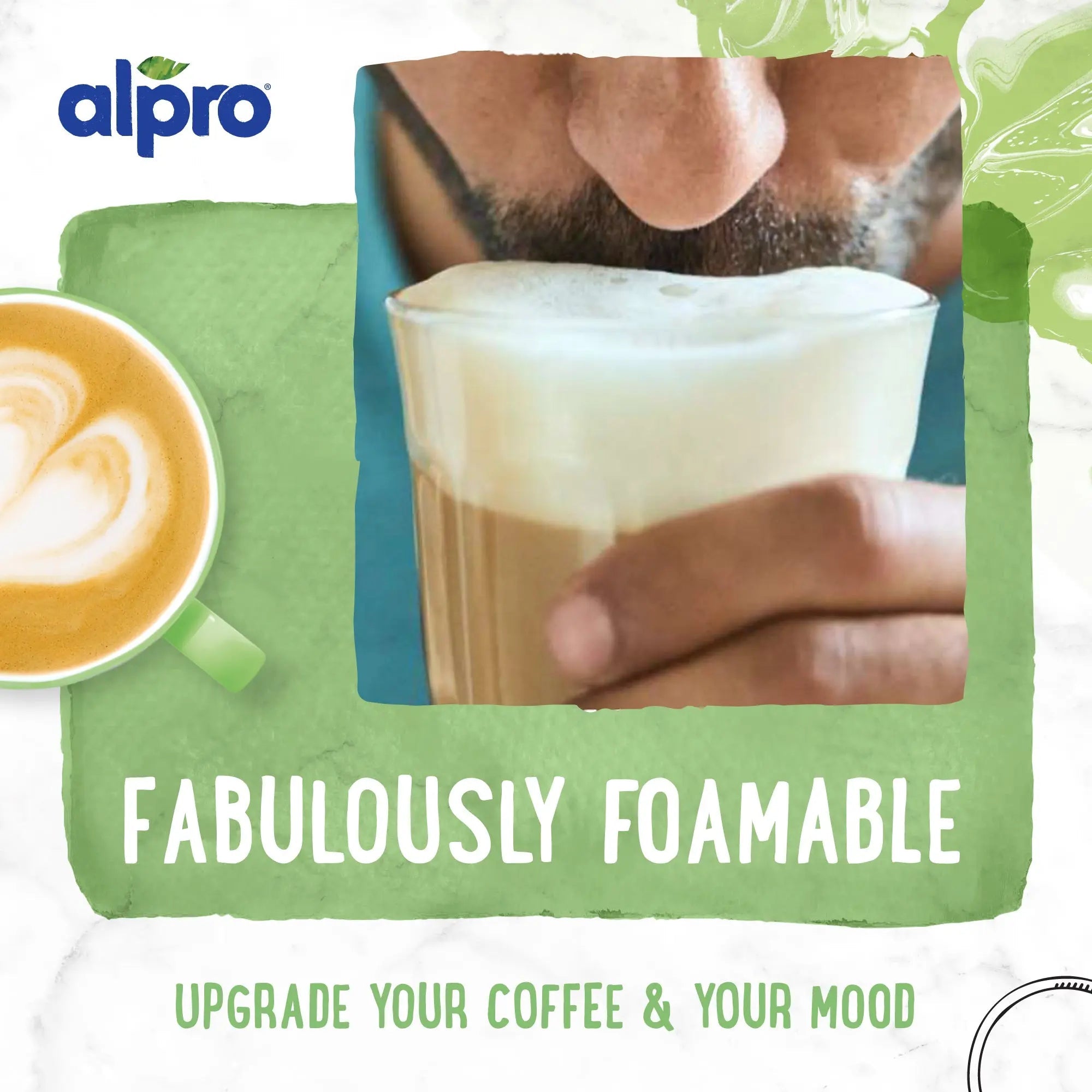 Alpro Barista Soya Drink, (Dual Pack 1Lx 2),Totally Plant Based, Dairy & Vegan, Naturally Free From Lactose, Fabulously Foamable Addition To Your Coffee