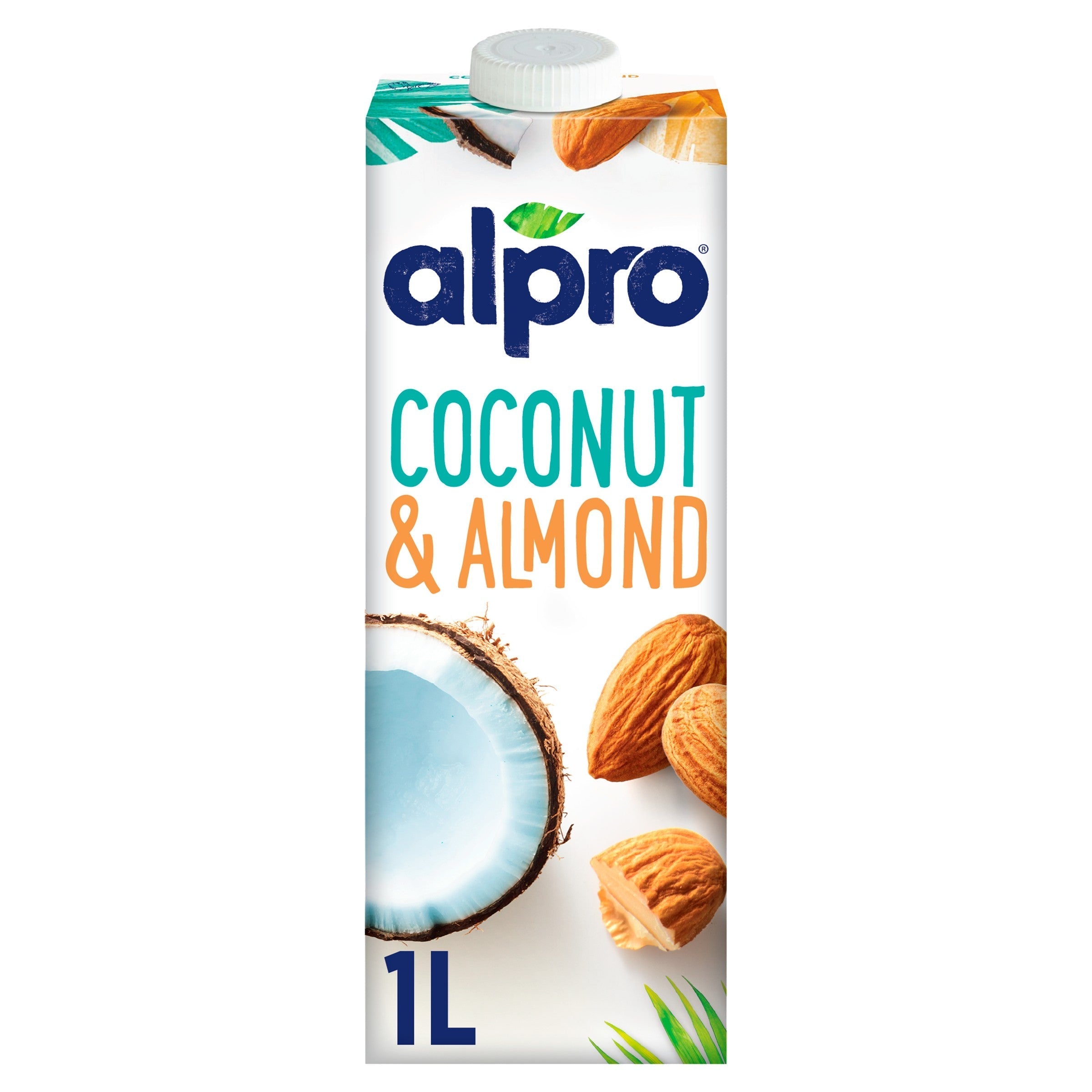 Alpro Coconut-Almond Drink 1L,(Pack of 4) 100% Plant Based And Dairy Free, Suitable For Vegans, Naturally Free From Lactose, Rich In Nutrients