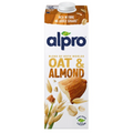 Alpro Oat & Almond plant-based milk carton, rich in fiber, no added sugar, vegan, UAE