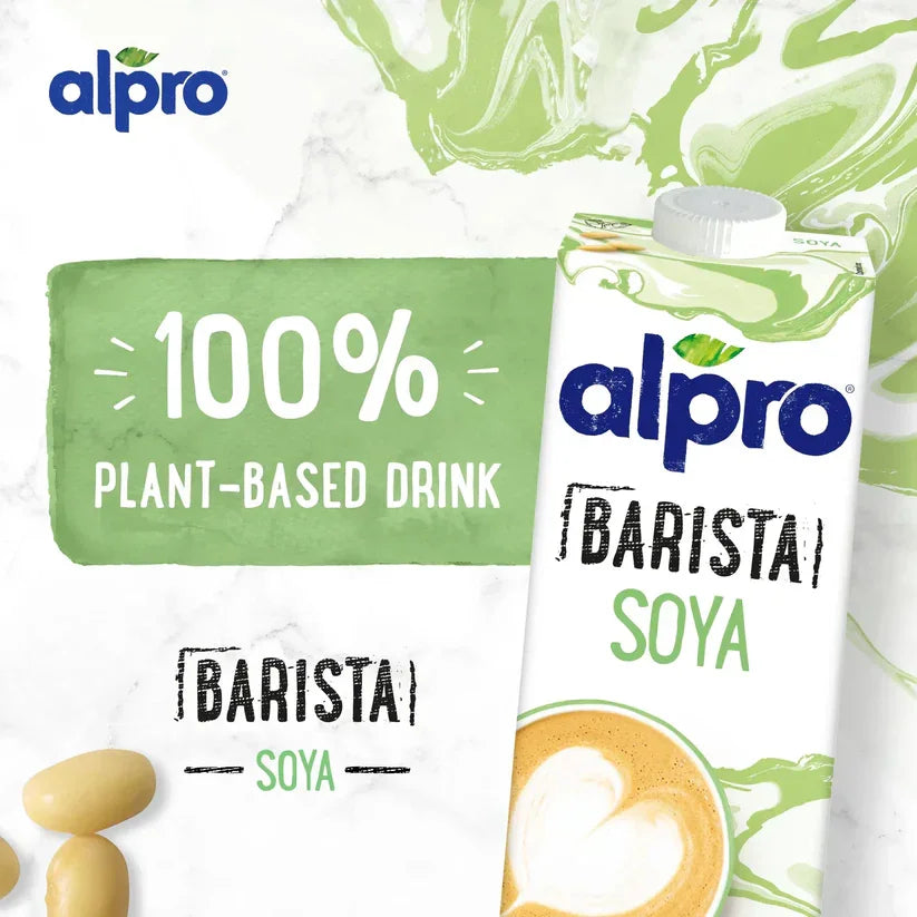 Alpro Barista Soya 100% plant-based drink vegan milk in UAE, iPlantBased store