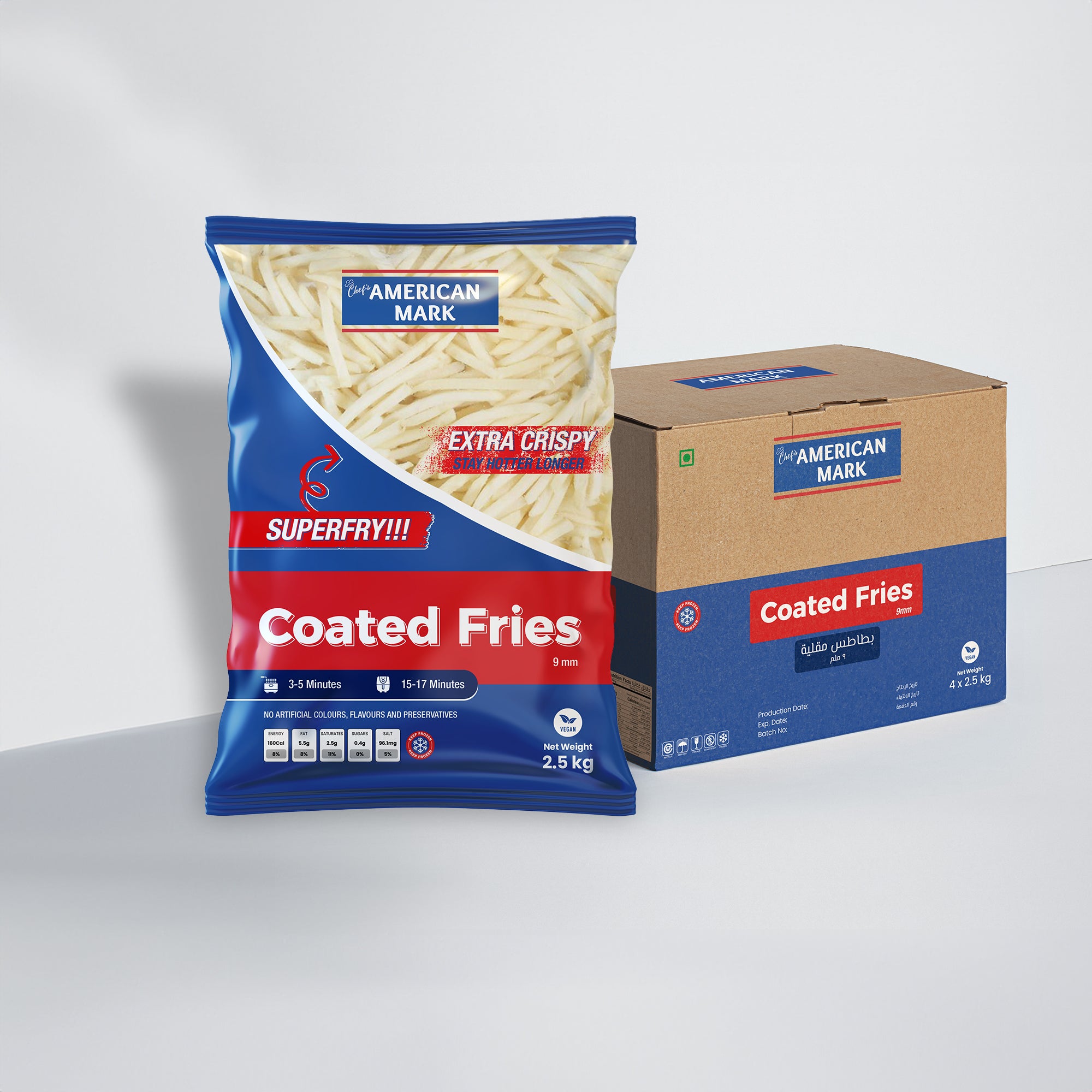 Coated Fries 9mm 4×2.5kg