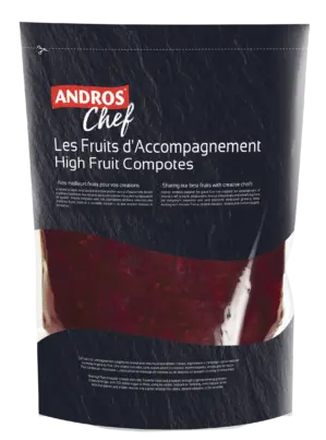 Andros Chef Frozen Mixed Berries High Fruit Compote Pouch 1kg