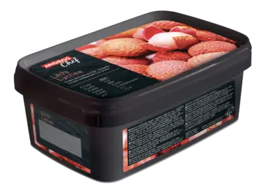 Andros Chef Frozen Unsweetened Litchi Puree 1Kg Tub