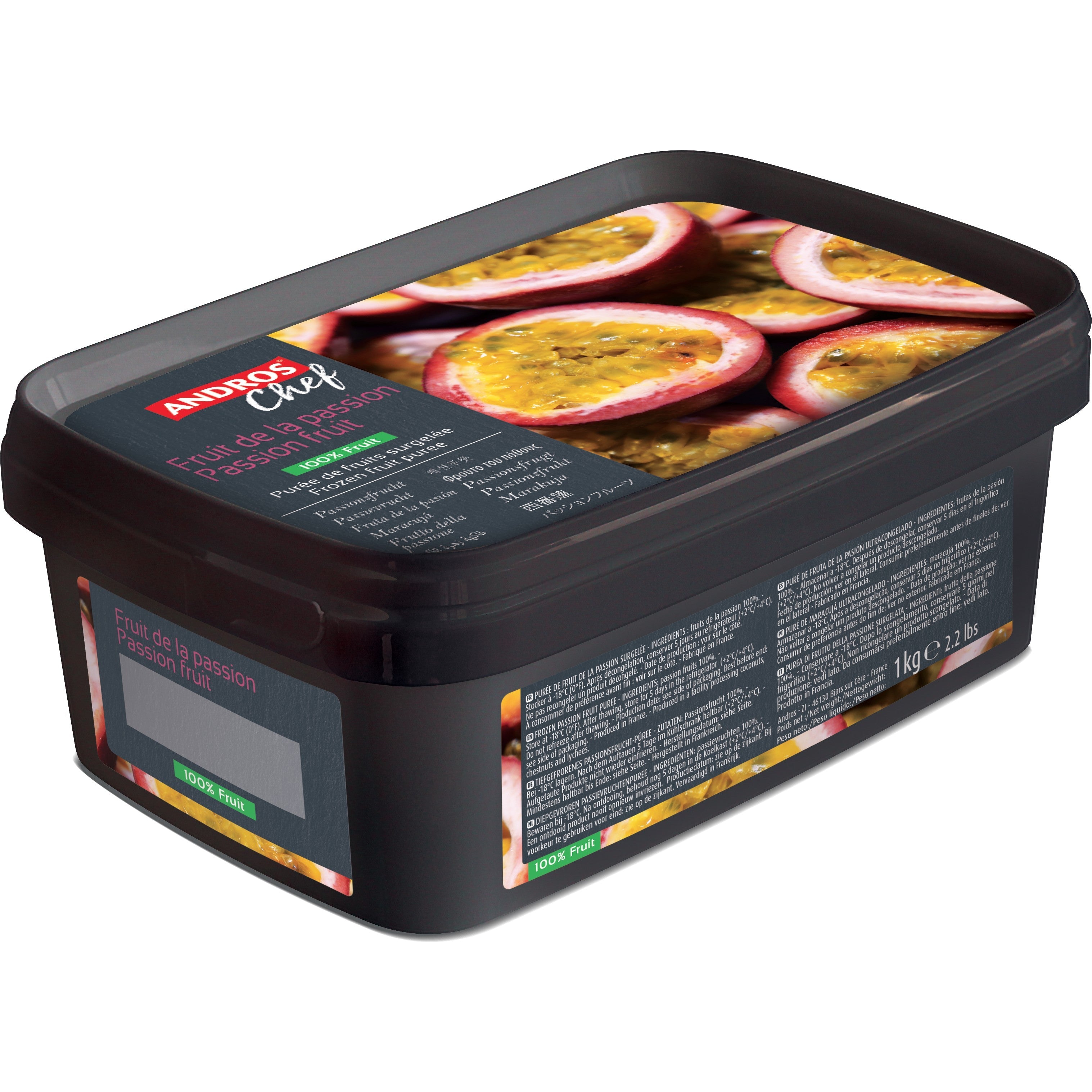 Andros Chef Frozen Passion Fruit Puree 1Kg