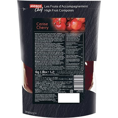 Andros Chef Frozen Sour Cherry high fruit compote 1Kg
