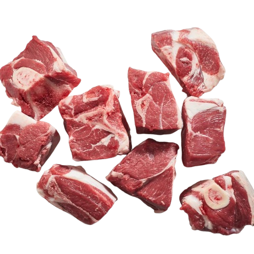 Bone-In Lamb Shoulder Medium Cube Raised w/o Antibiotics 1 kg