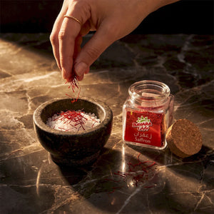 Bayara Saffron Glass Jar - 3g