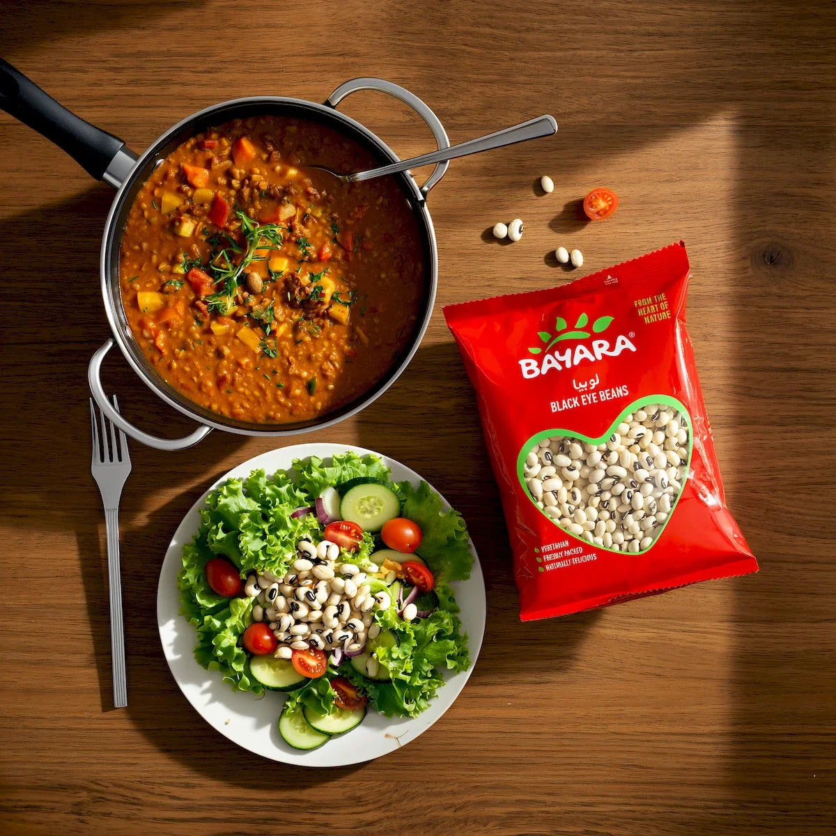 Bayara Black Eye Beans - 1Kg