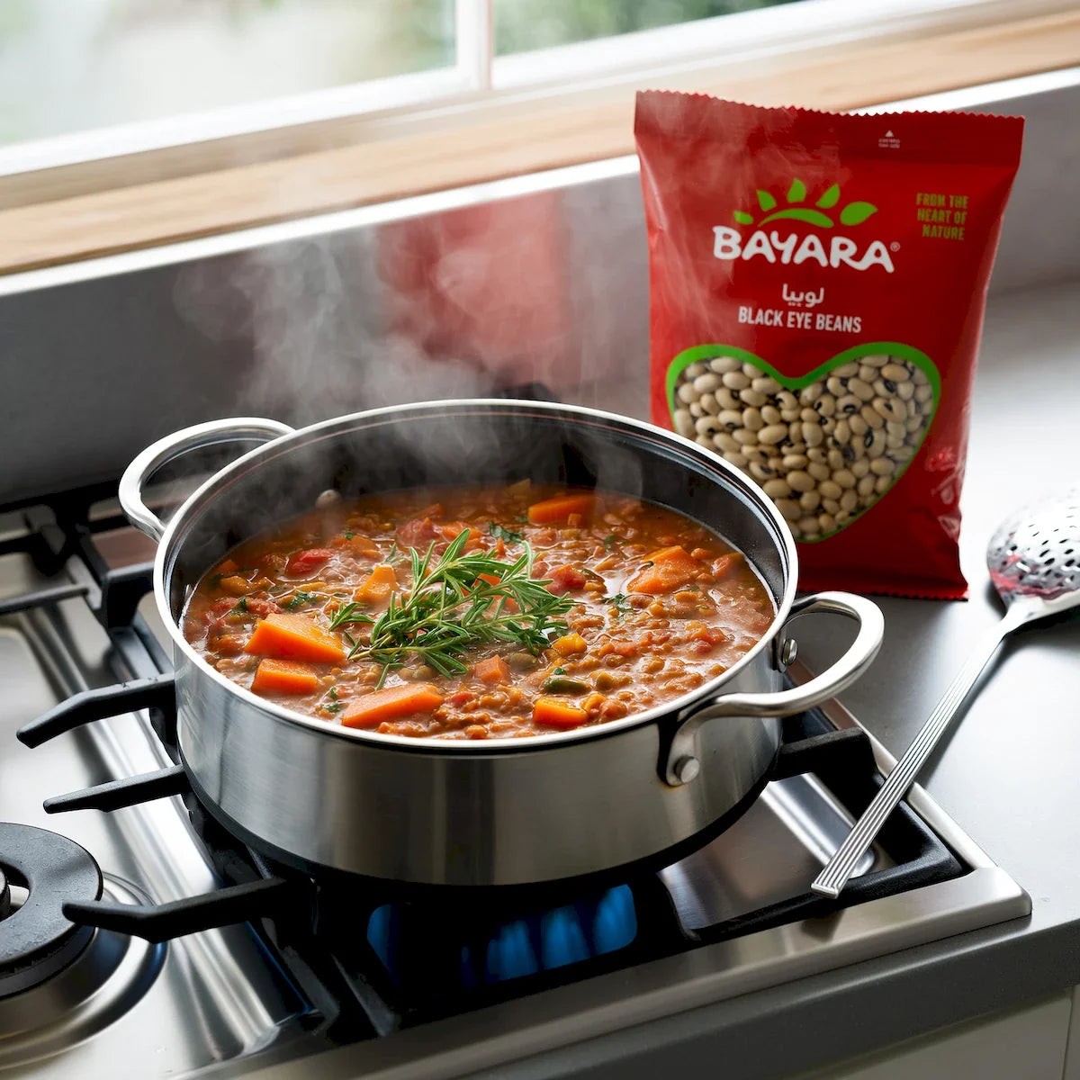 Bayara Black Eye Beans - 1Kg