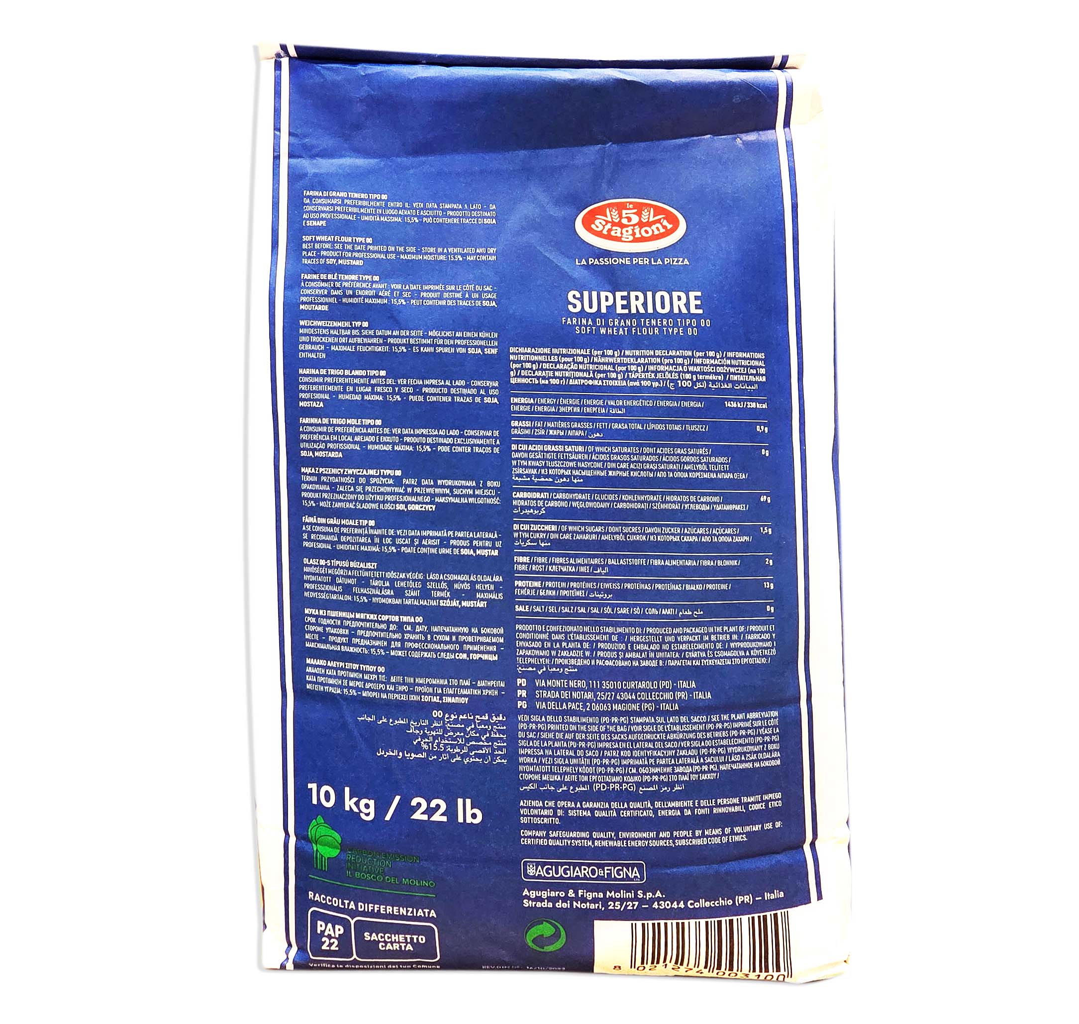 Le 5 Stagioni Farina Superior Flour 10kg