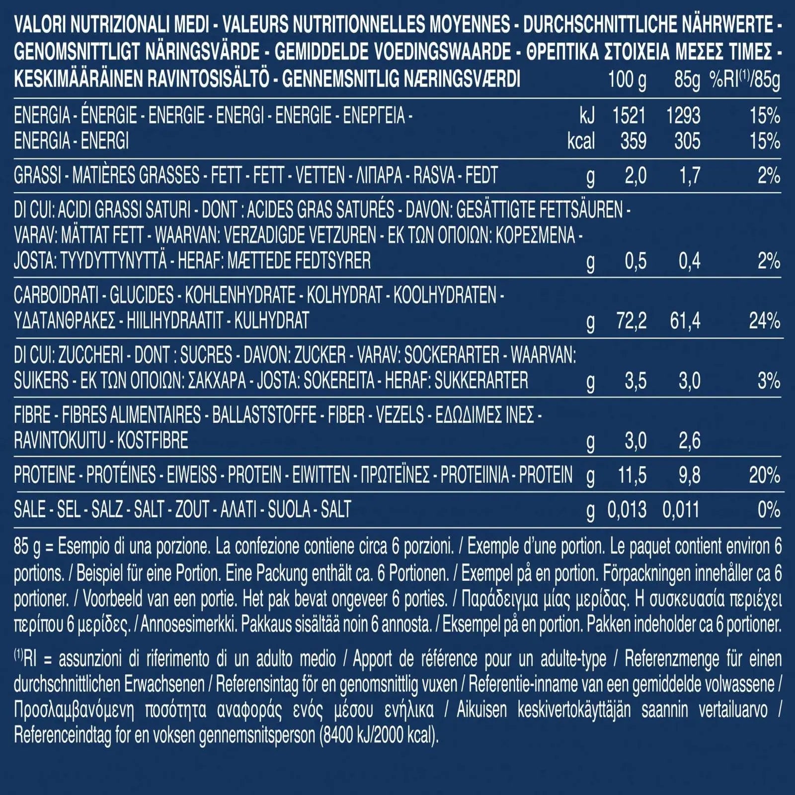 Barilla Fusilli Bio 500g