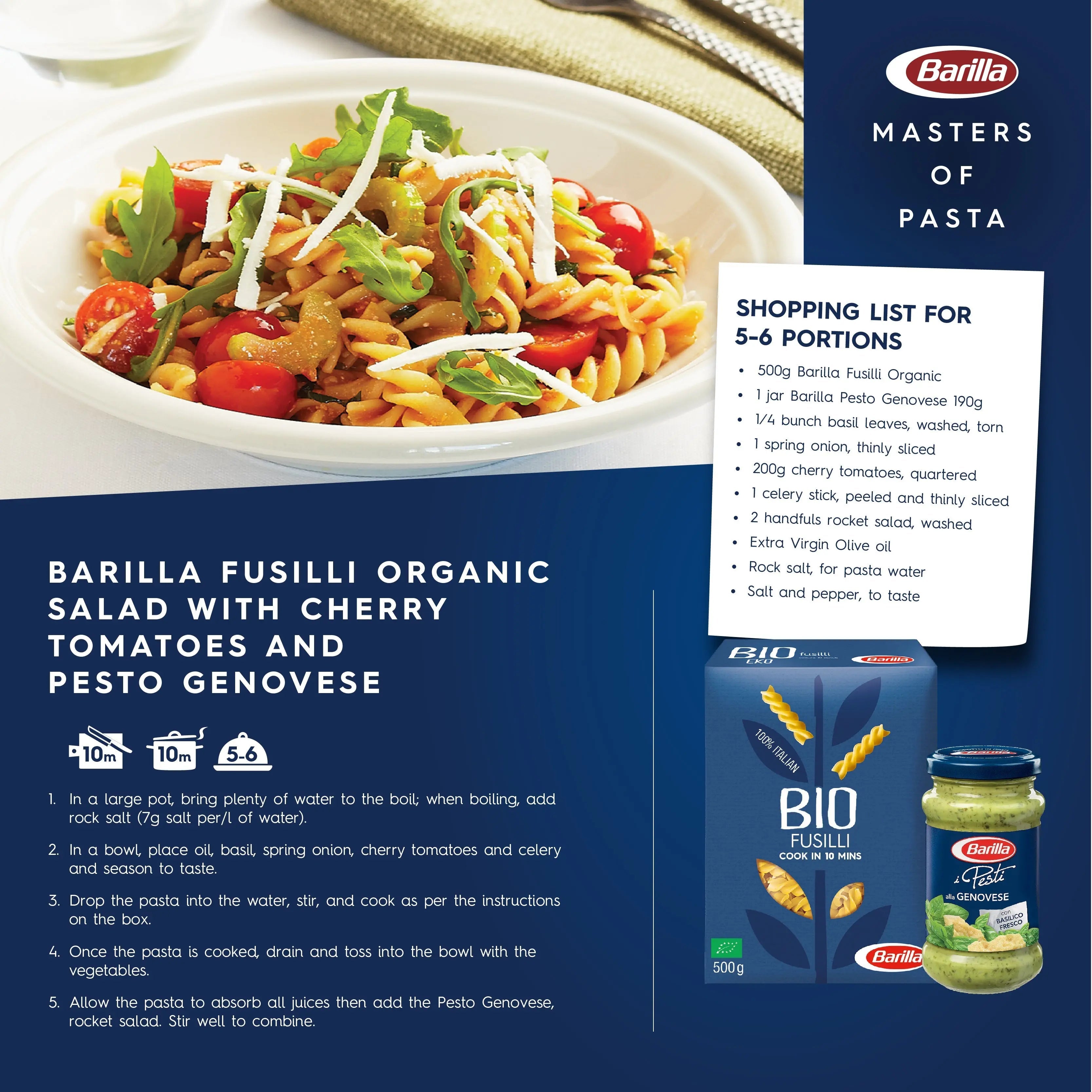 Barilla Fusilli Bio 500g