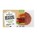 Beyond Meat Beyond Burger plant-based burger patties in retail packaging, vegan food UAE