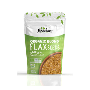 Meadows Organic Blond Flax Seeds 340g