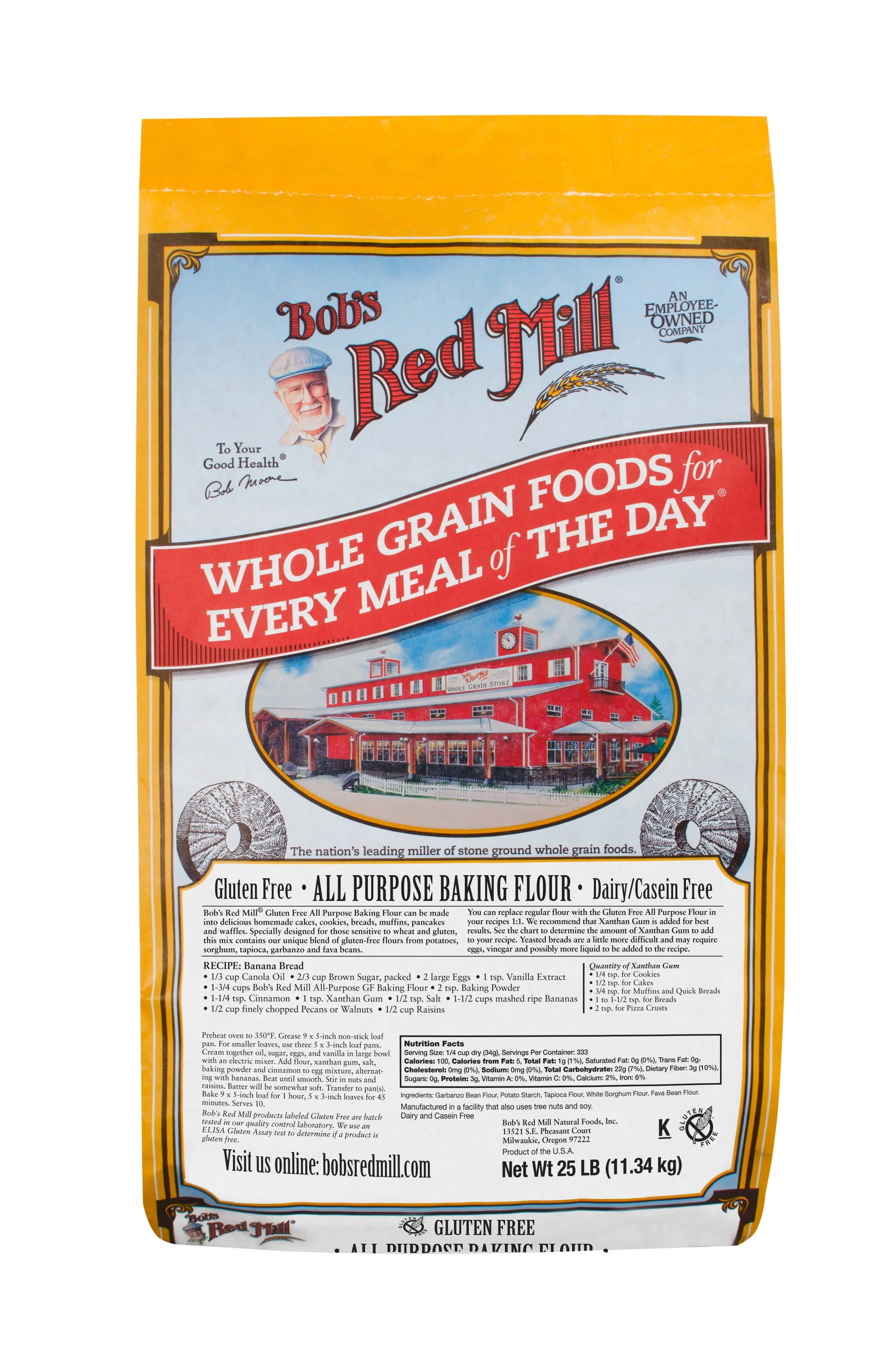 Bob's Red Mill All Purpose Baking Flour, Gluten Free, Non-GMO,11.34Kg