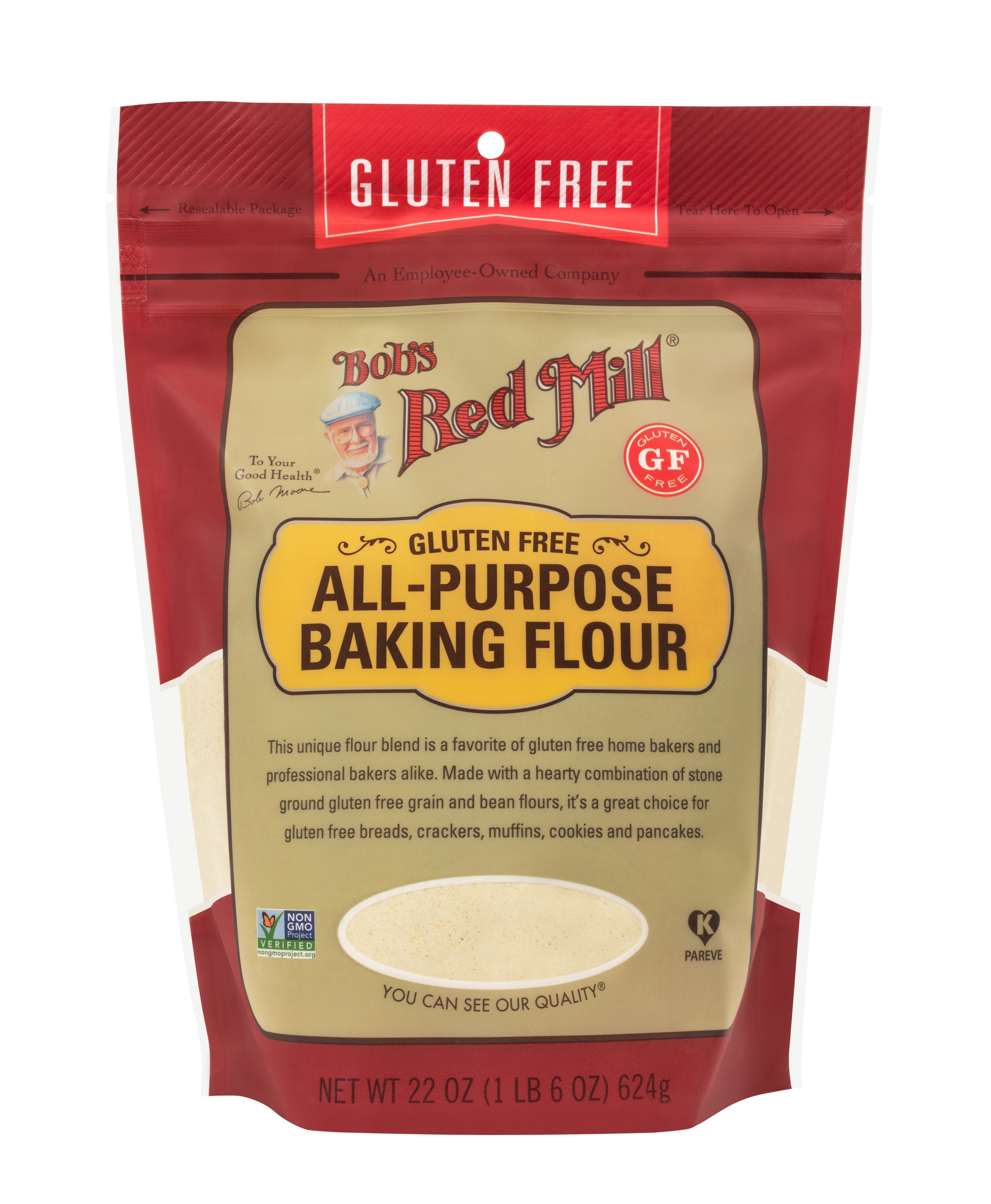 Bob's Red Mill All Purpose Baking Flour, Gluten Free, Non-GMO,624gm
