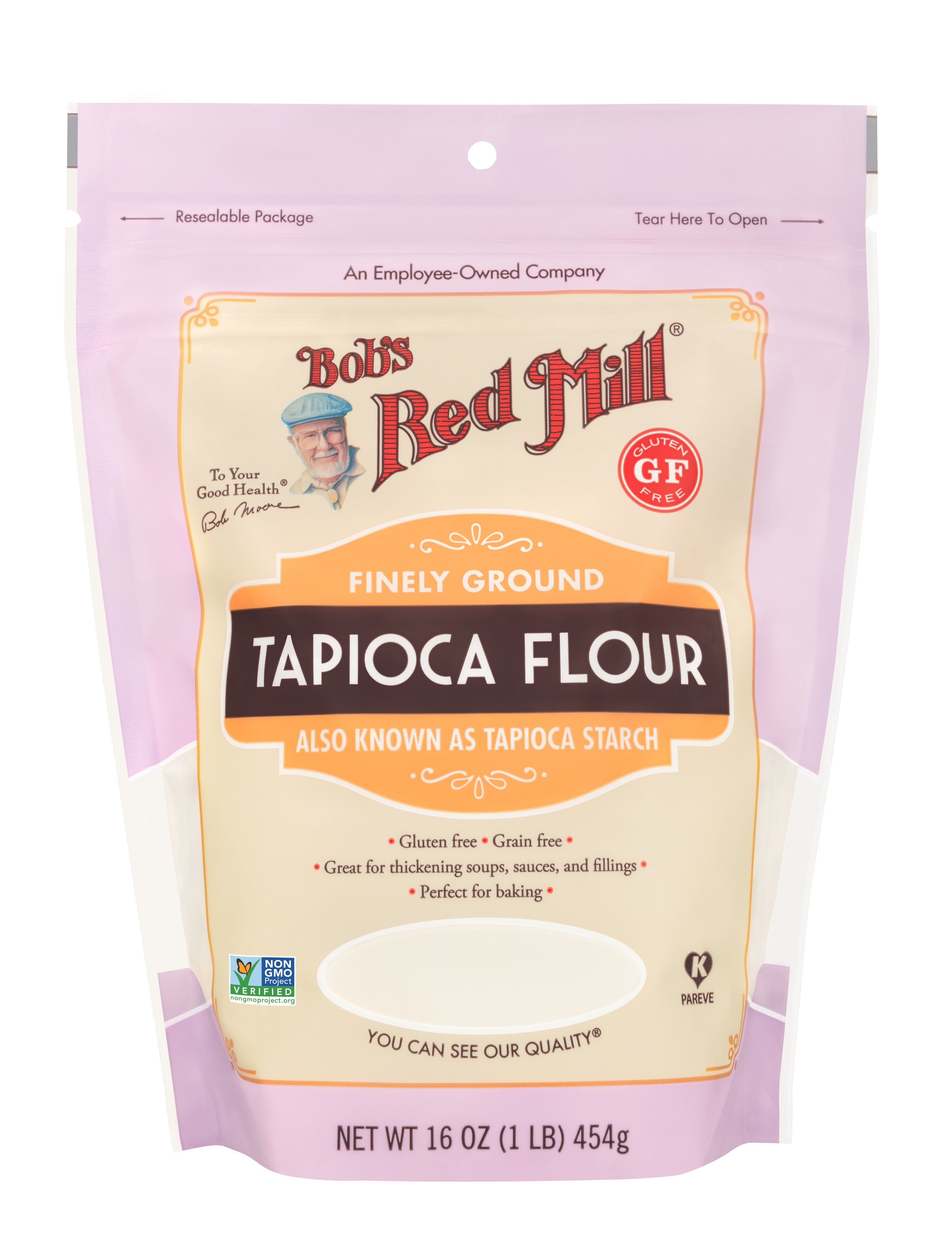 Bob's Red Mill Finely Ground Tapioca Flour, Gluten Free, Non-GMO 454gm